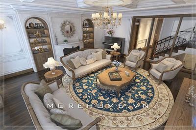 Sự hoàn hảo của những thiết kế nội ngoại thất biệt thự tân cổ điển